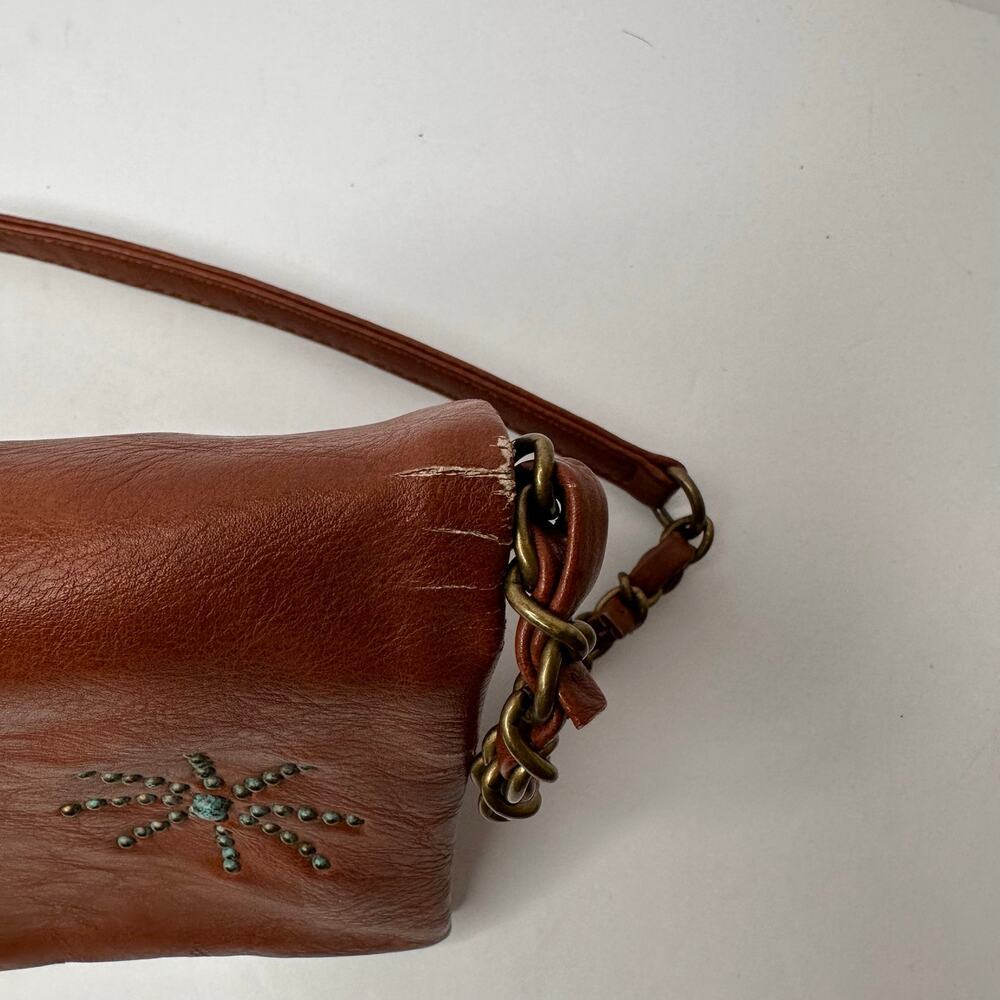 Shyanne Bohemian Western Style Crossbody Bag Leather Grommet Design Tassel - Picture 9 of 16